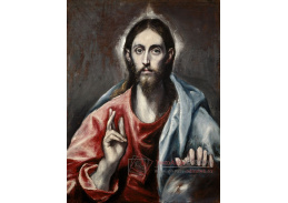 XV-480 El Greco - Žehnající Kristus