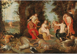 D-5907 Jan Brueghel - Diana a její nymfy po lovu