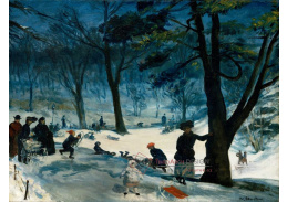 D-8229 William Glackens - Central Park v zimě