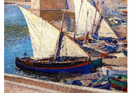 A-3504 Henri Martin - Rybářské lodě v Collioure