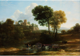 SO XI-239 Claude Lorrain - Vila v římské Campagnii