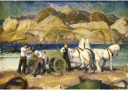 SO X-449 George Wesley Bellows - Težba písku