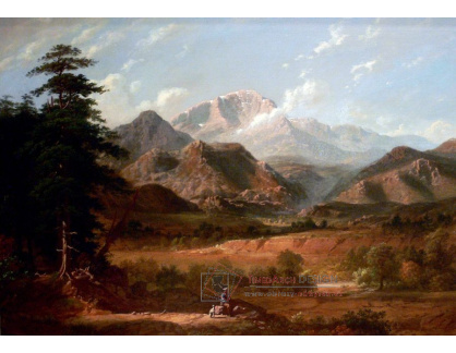 VSO 1029 George Caleb Bingham - Pohled na Pike Peak