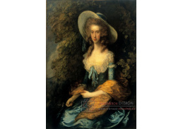 D-8070 Thomas Gainsborough - Portrét slečny Evans