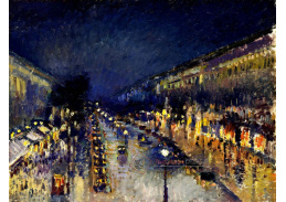 VCP-320 Camille Pissarro - Bulvár Montmartre v noci