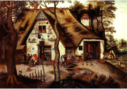 BRG-190 Pieter Brueghel - Vesnická scéna se svatým Michalem