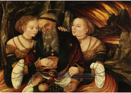 VlCR-198 Lucas Cranach - Lot a jeho dcery