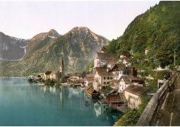 Fotochrom VF 164 Hallstatt, Rakousko