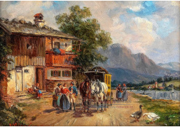 D-9561 Ludwig Müller-Cornelius - Dostavník ve Wirtshaus am See