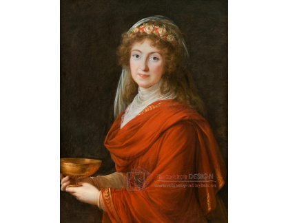 PORT-121 Elisabeth Vigee-Lebrun - Portrét komtesy Siemontkowske Bystry