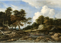 DDSO-3652 Jacob van Ruisdael – Říční krajina s mostem