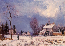 VCP-276 Camille Pissarro - Cesta v Louveciennes