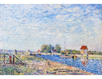 A-3941 Alfred Sisley - Loingský kanál