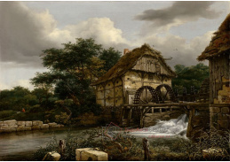 DDSO-3650 Jacob van Ruisdael - Dva mlýny a jez