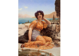 VSO1515 John William Godward - Dívka s fialkami