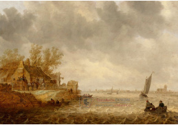 A-2271 Jan van Goyen - Pohled na Dordrecht z Papendrechtu