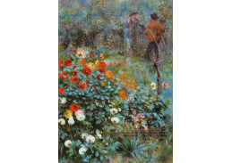 VR14-303 Pierre-Auguste Renoir - Zahrada v ulici Rue Cortot v Montmartre