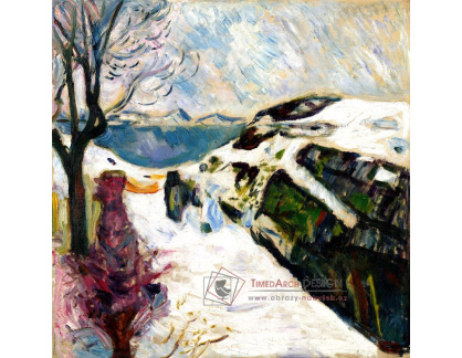 A-5006 Edvard Munch - Zimní krajina