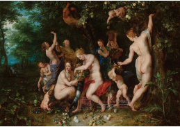 BRG-141 Jan Brueghel a Peter Paul Rubens - Nymfy plnící roh hojnosti