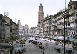 Fotochrom VF 44 Tržní náměstí ve Wrocławi, Polsko