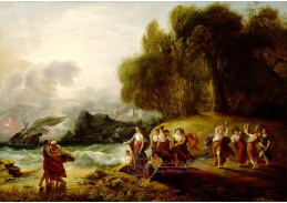 D-7043 Benjamin West - Telemachus a Calypso