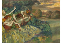 D-8128 Edgar Degas - Čtyři tanečnice