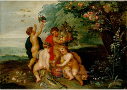 D-8840 Jan Brueghel - Alegorie čtyř prvků