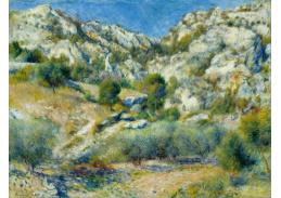 VR14-266 Pierre-Auguste Renoir - Skály u L Estaque