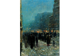 KO V-404 Childe Hassam - Broadway a 42 ulice