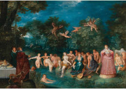 DDSO-3394 Frans Francken - Diana a koupající se nymfy