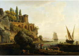 D-7064 Claude Joseph Vernet - Italská přístavní scéna