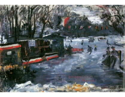 VLC 22 Lovis Corinth - Kluziště v parku Tiergarten v Berlíně