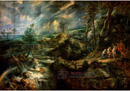 KO VI-207 Peter Paul Rubens - Bouřková krajina s Jupiterem, Merkurem, Philemonem a Baucisem