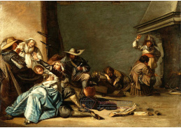 KO VI-254 Pieter Codde - Interiér v Inn