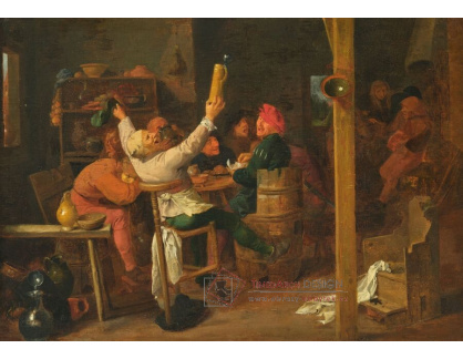 A-8285 Adriaen Brouwer - Pijící rolníci