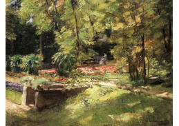 SO IV-206 Max Liebermann - Květinová terasa v zahradě ve Wannsee