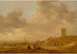 A-4275 Jan van Goyen - Pláž v Egmond aan Zee