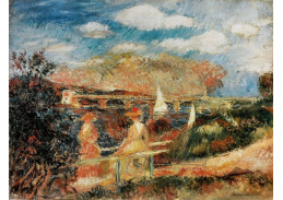 VR14-277 Pierre-Auguste Renoir - Na břehu Seiny v Argenteuil