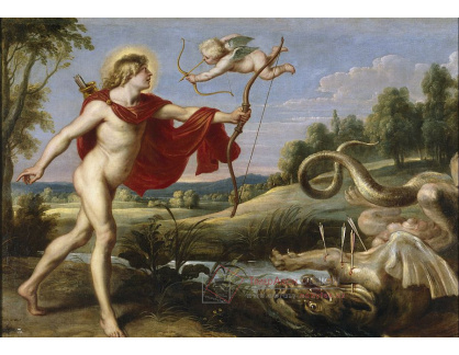 VRU194 Peter Paul Rubens a Cornelis de Vos - Apollo a Python