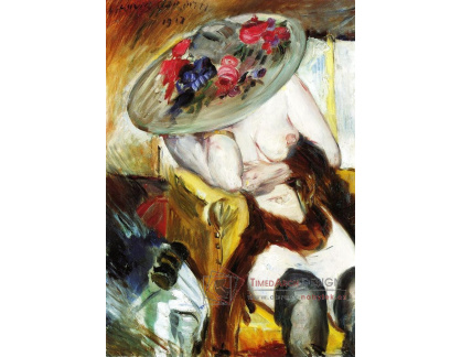 VLC 51 Lovis Corinth - Italka na žluté židli