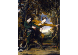 VSO 461 Joshua Reynolds - Lukostřelci plukovník Acland a lord Sydney