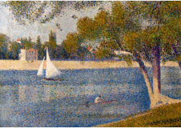 SO IV-147 Georges Seurat - Řeka Seina v La Grande-Jatte