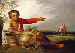 D-6959 Abraham Bloemaert - Pastýř ukazující na Tobiáše a Anděla