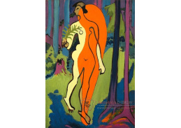 VELK 26 Ernst Ludwig Kirchner - Růžový a žlutý akt