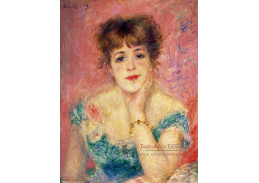 R14-66 Pierre-Auguste Renoir - Portrét Jeanne Samary v sukni s výstřihem