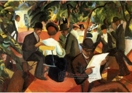 A-6130 August Macke - Zahradní restaurace