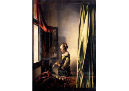 DDSO-2835 Johannes Vermeer - Dívka při čtení dopisu u otevřeného okna