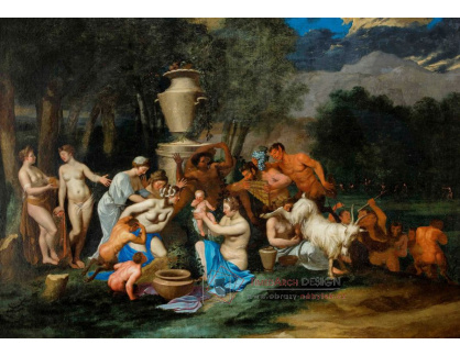 DDSO-1795 Nicolas Poussin - Škola nymf doprovázených satyry