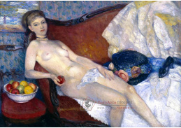 SO XIV-224 William Glackens - Ženský akt s jablky