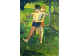 R9-17 Paul Gauguin - Zápasící bretaňští chlapci